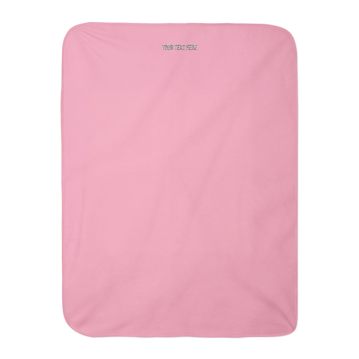 PERSONALIZED TEXT EMBROIDERED INFANT BLANKET