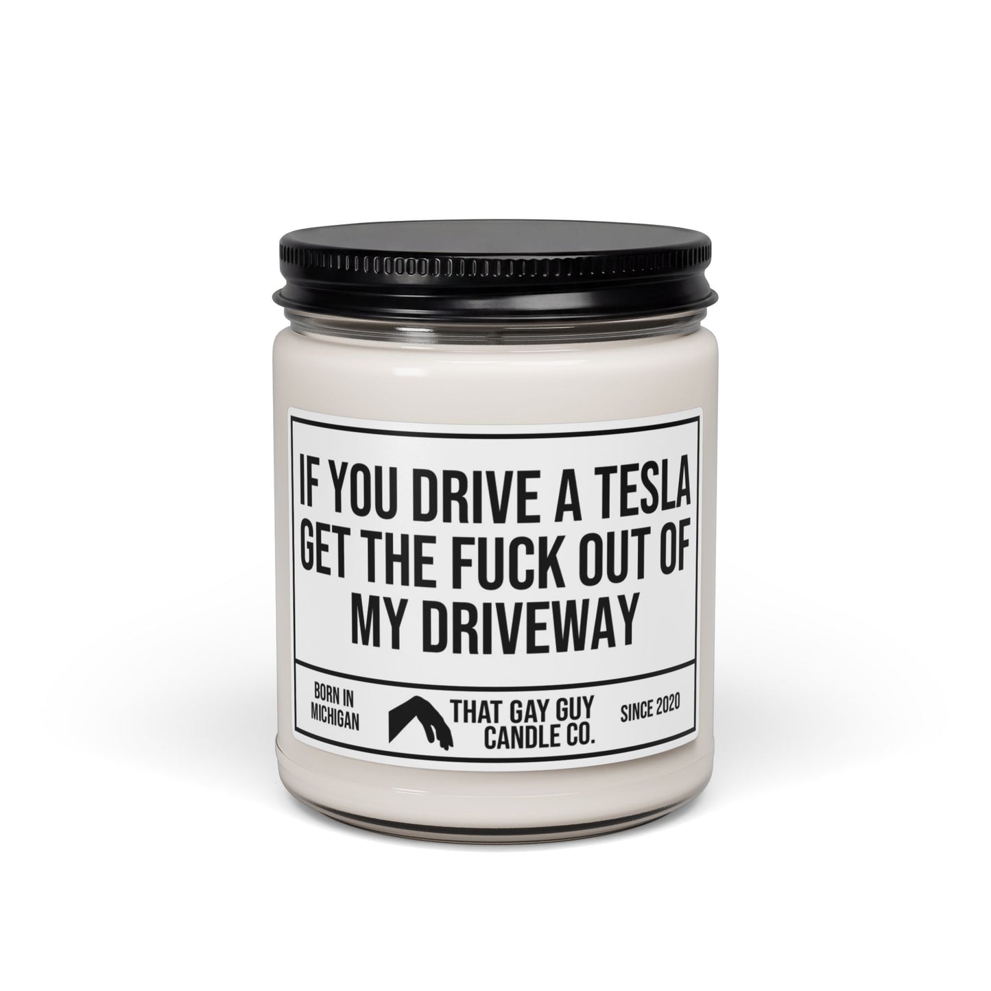 IF YOU DRIVE A TESLA GET THE FUCK OUT OF MY DRIVEWAY