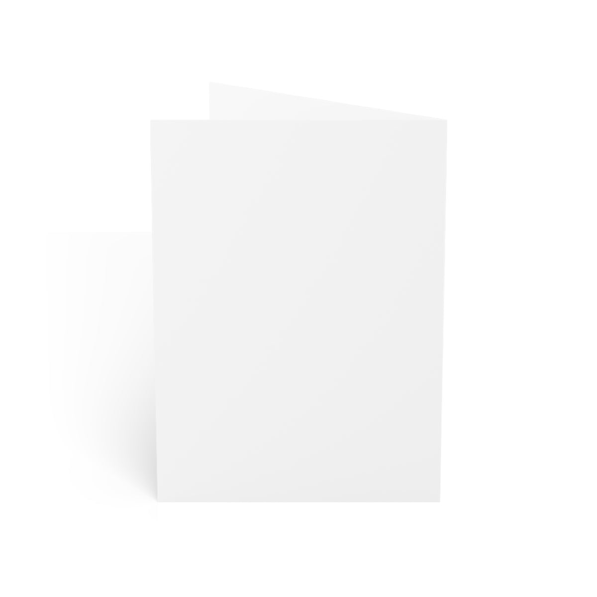 PERSONALIZED TEXT GREETING CARD BLACK + WHITE