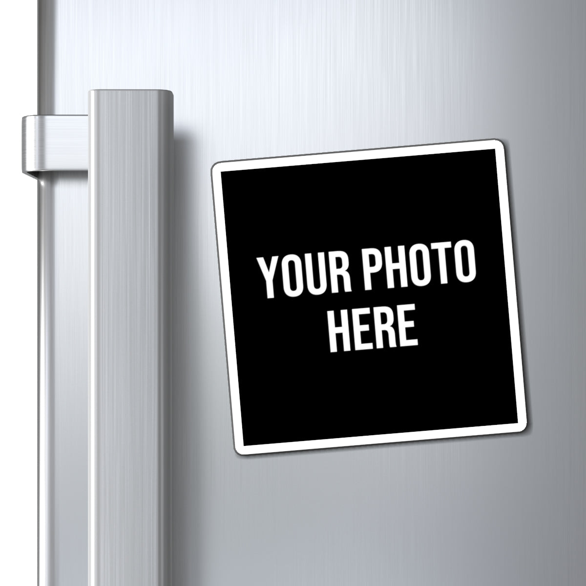 PERSONALIZED PHOTO SQUARE VINYL MAGNET