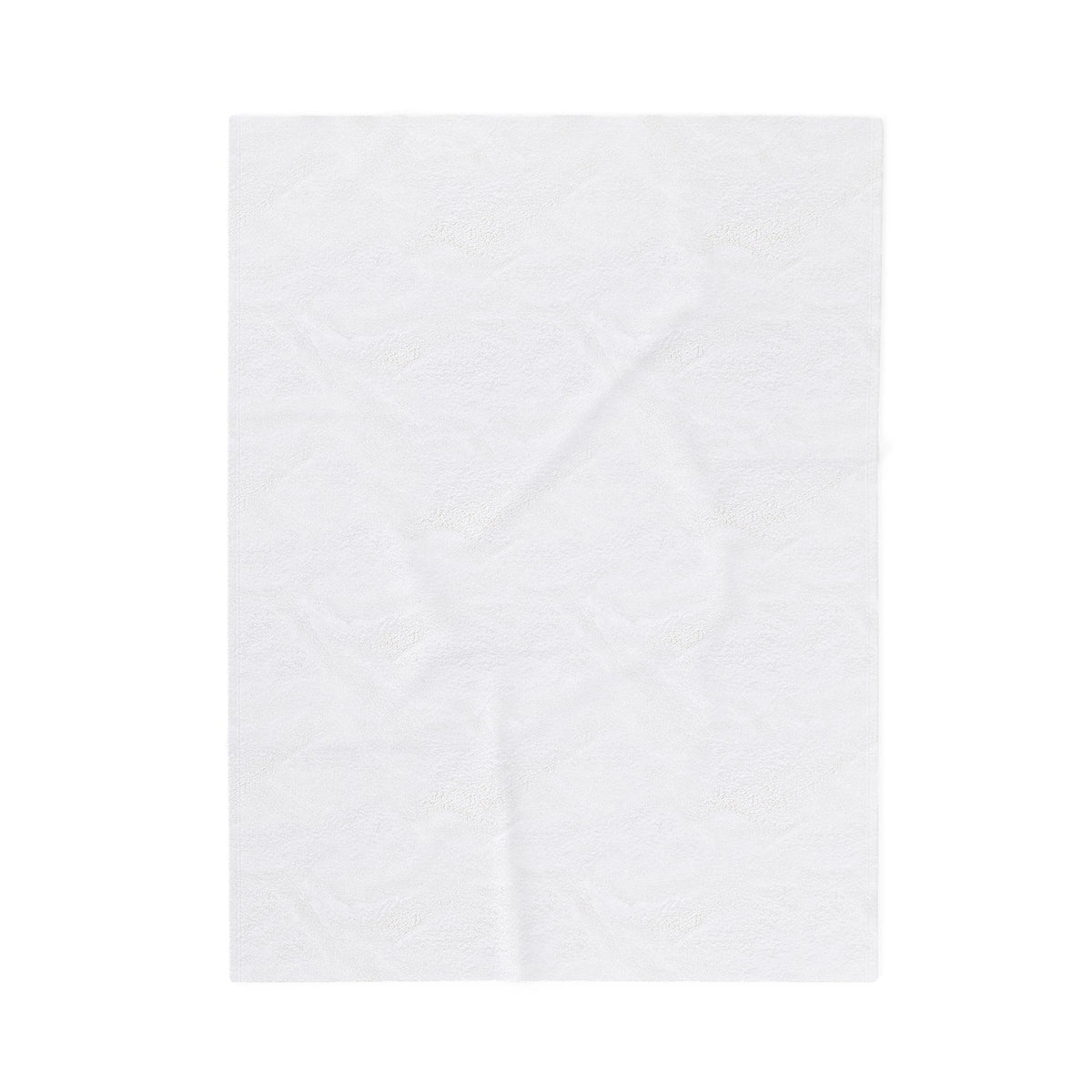 PERSONALIZED TEXT VELVETEEN PLUSH BLANKET BLACK + WHITE