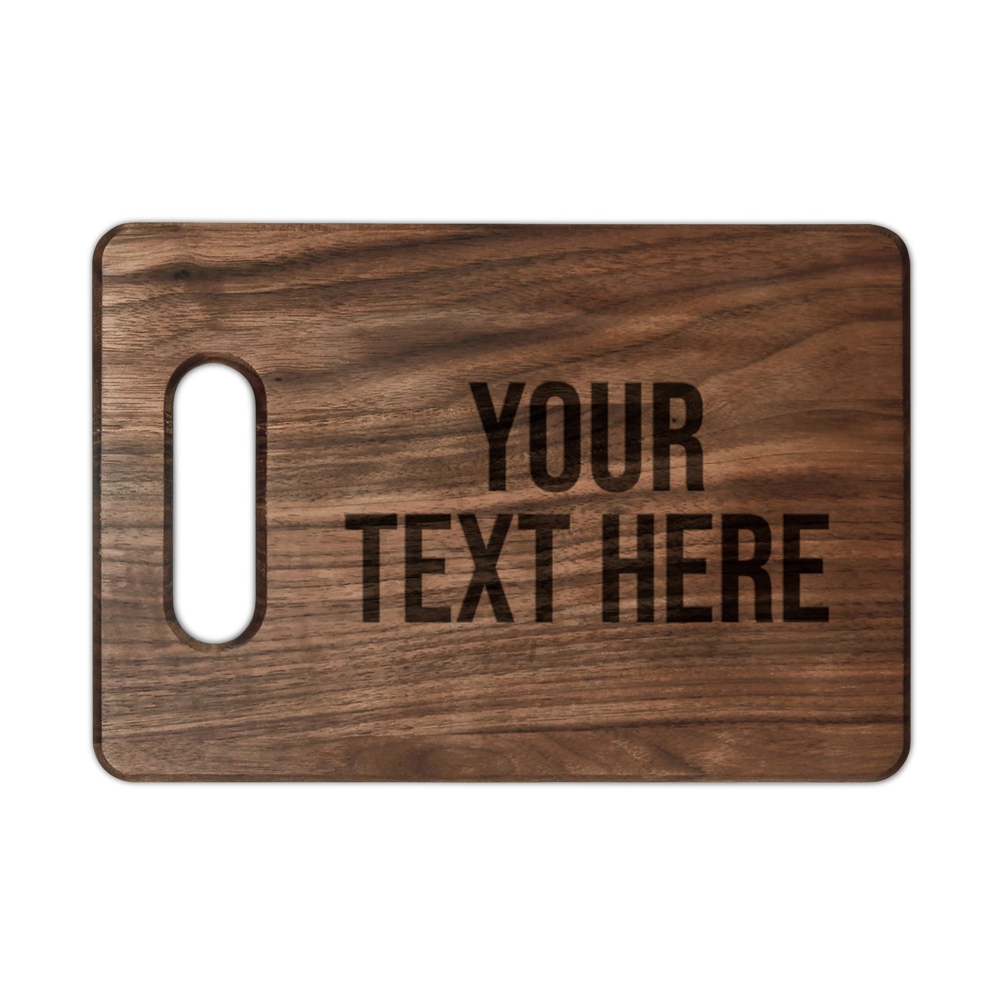 PERSONALIZED TEXT ENGRAVED WOODEN CUTTING BOARD