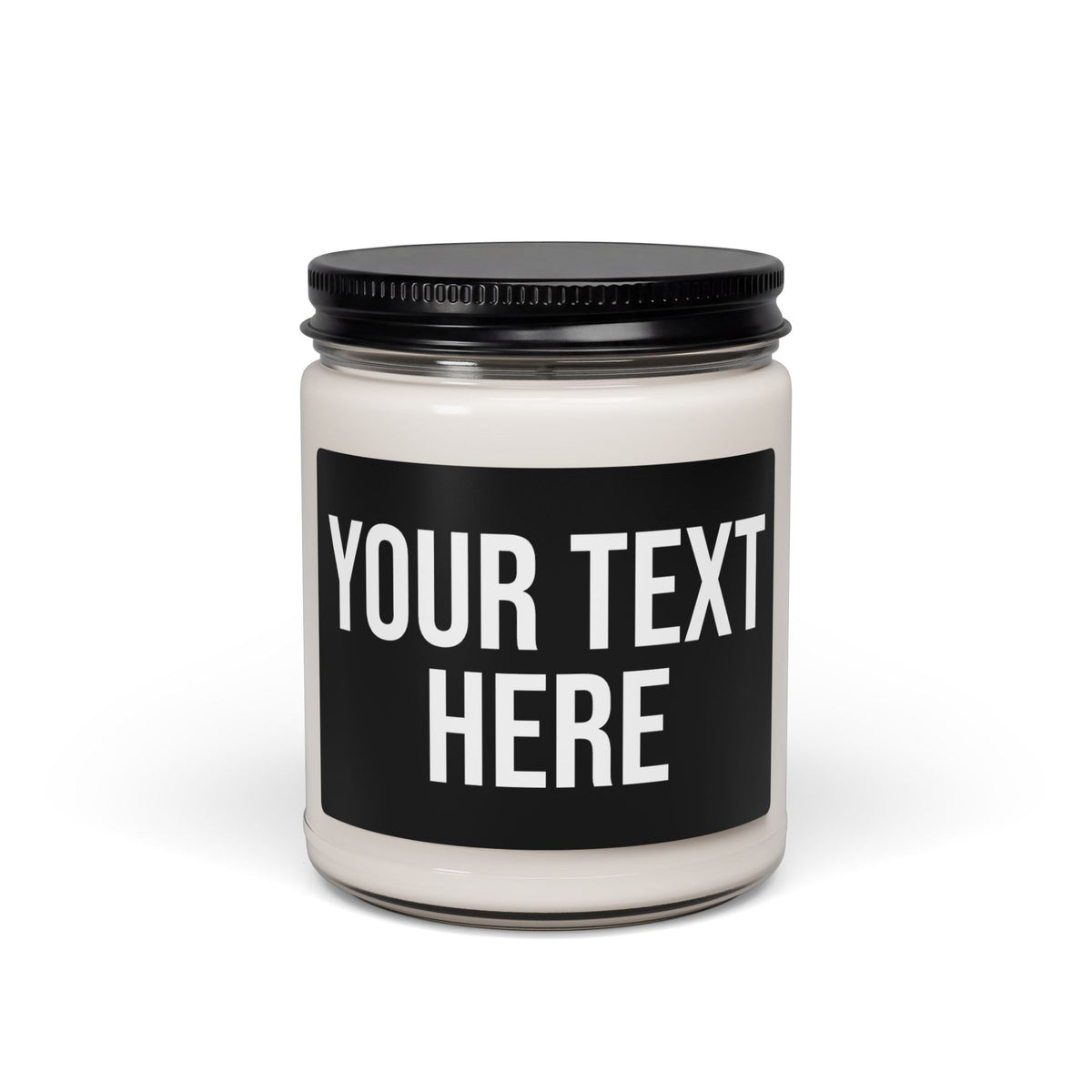 PERSONALIZED TEXT LABEL BLACK + WHITE