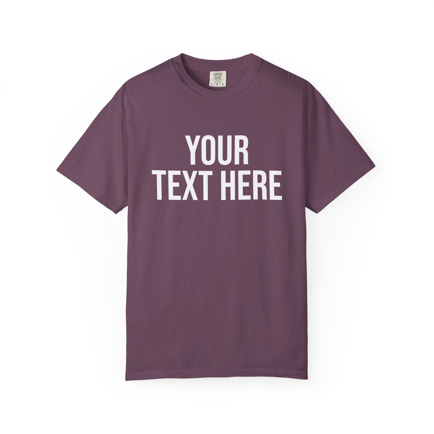 PERSONALIZED TEXT ALL-GENDER TEE
