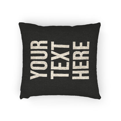 PERSONALIZED TEXT WOVEN PILLOW