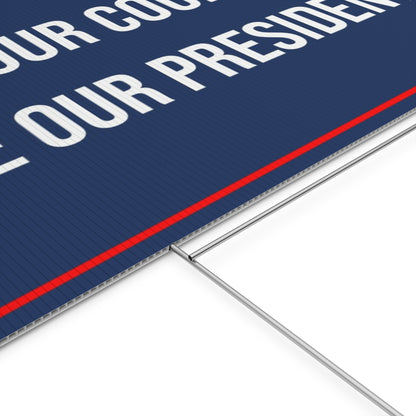 LOVE OUR COUNTRY YARD SIGN