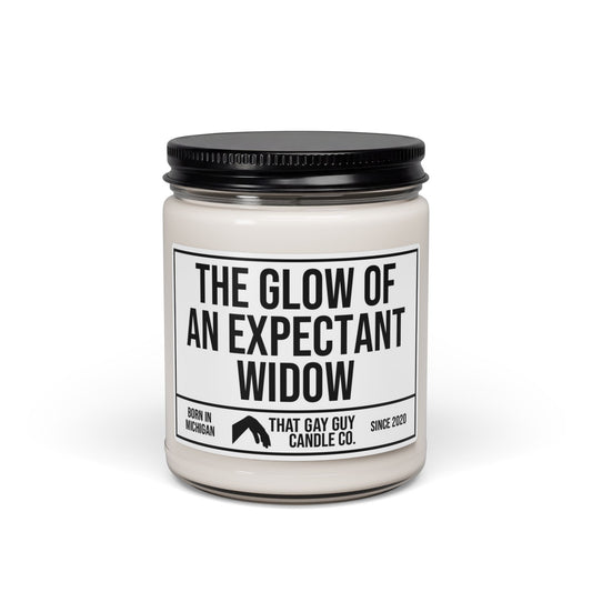 THE GLOW OF AN EXPECTANT WIDOW