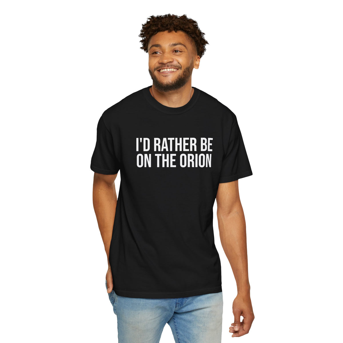 I'D RATHER BE ON THE ORION ALL-GENDER TEE