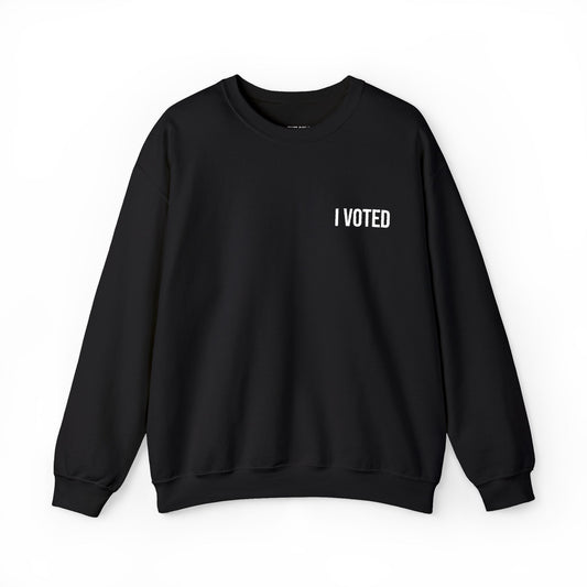 I VOTED ALL-GENDER EMBROIDERED SWEATSHIRT
