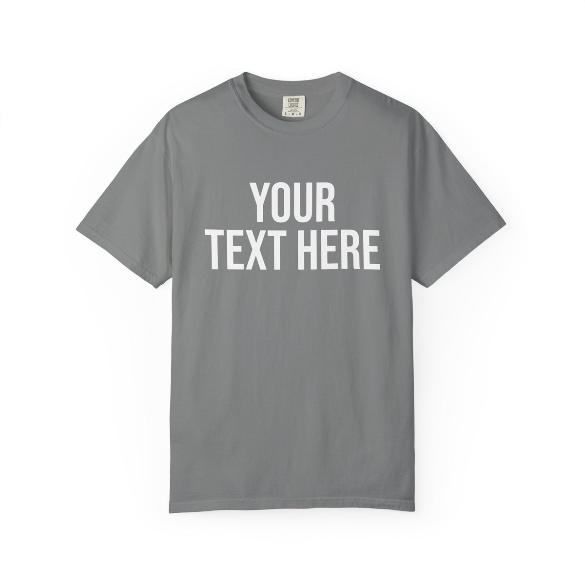 PERSONALIZED TEXT ALL-GENDER TEE