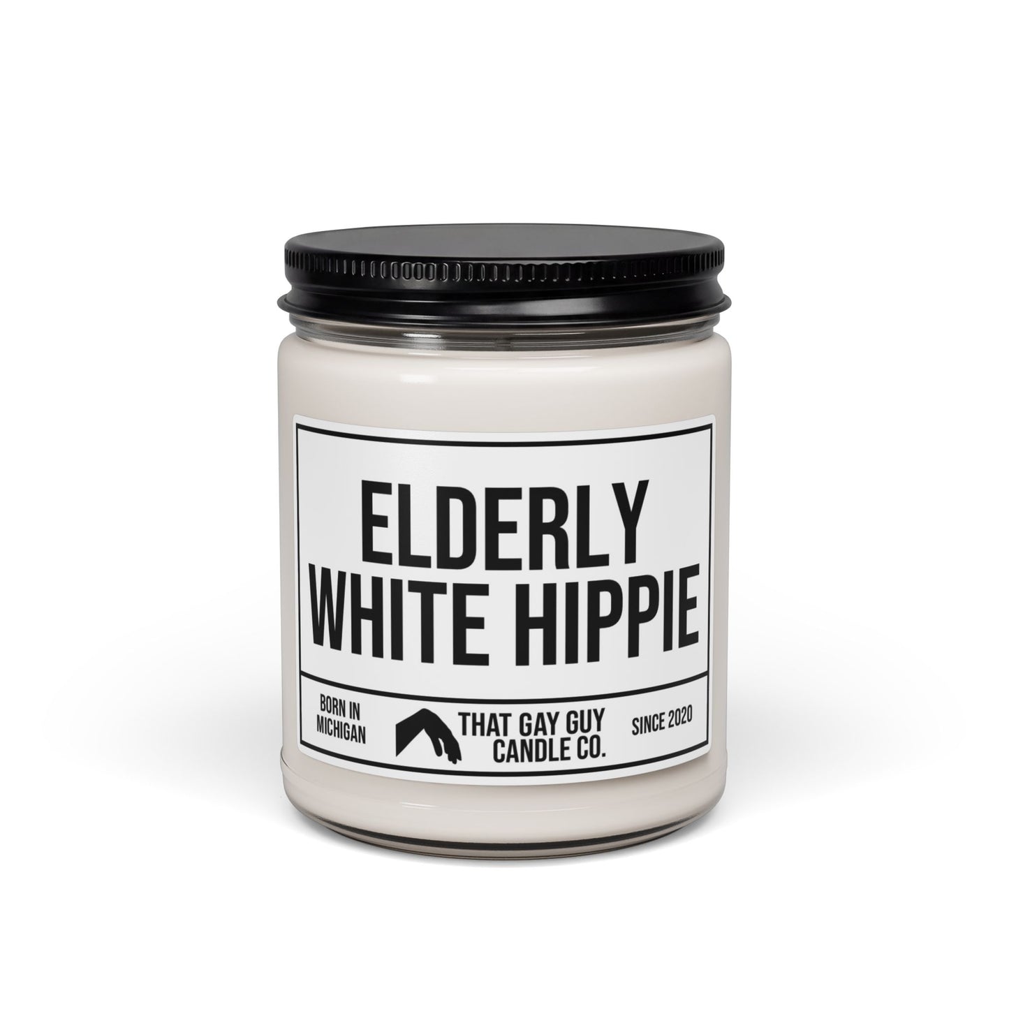 ELDERLY WHITE HIPPIE
