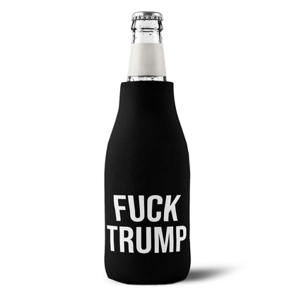 FUCK TRUMP ZIP-UP BOTTLE COOLER