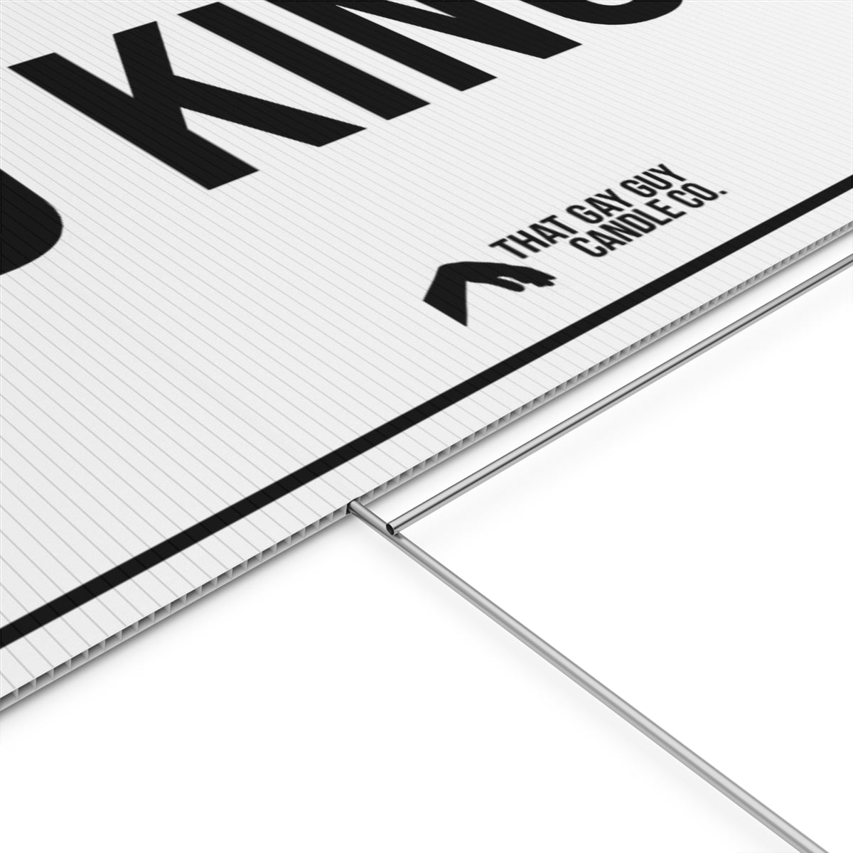 NO KINGS YARD SIGN