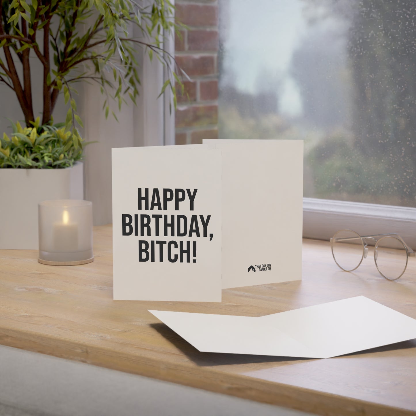 HAPPY BIRTHDAY BITCH GREETING CARD
