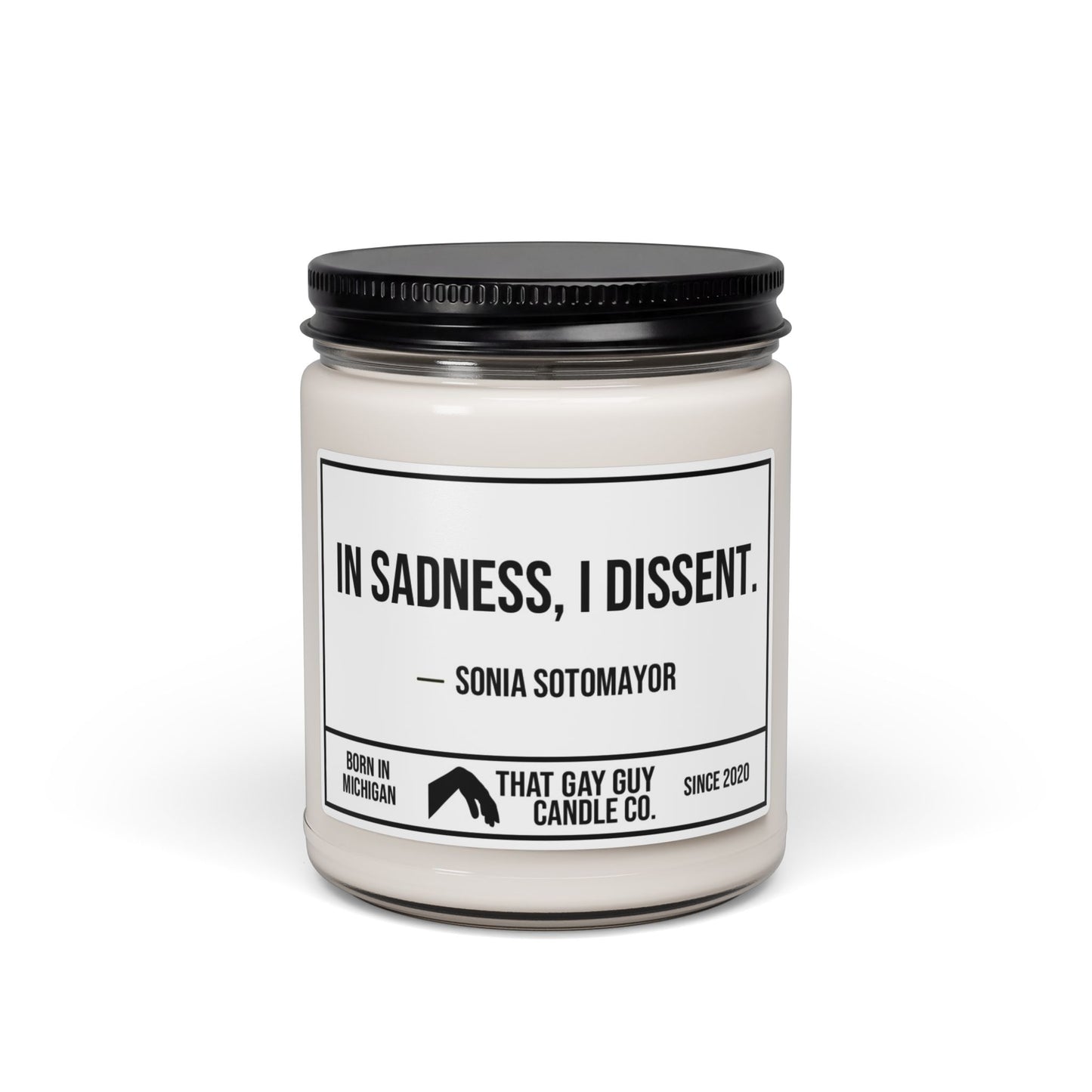 IN SADNESS I DISSENT