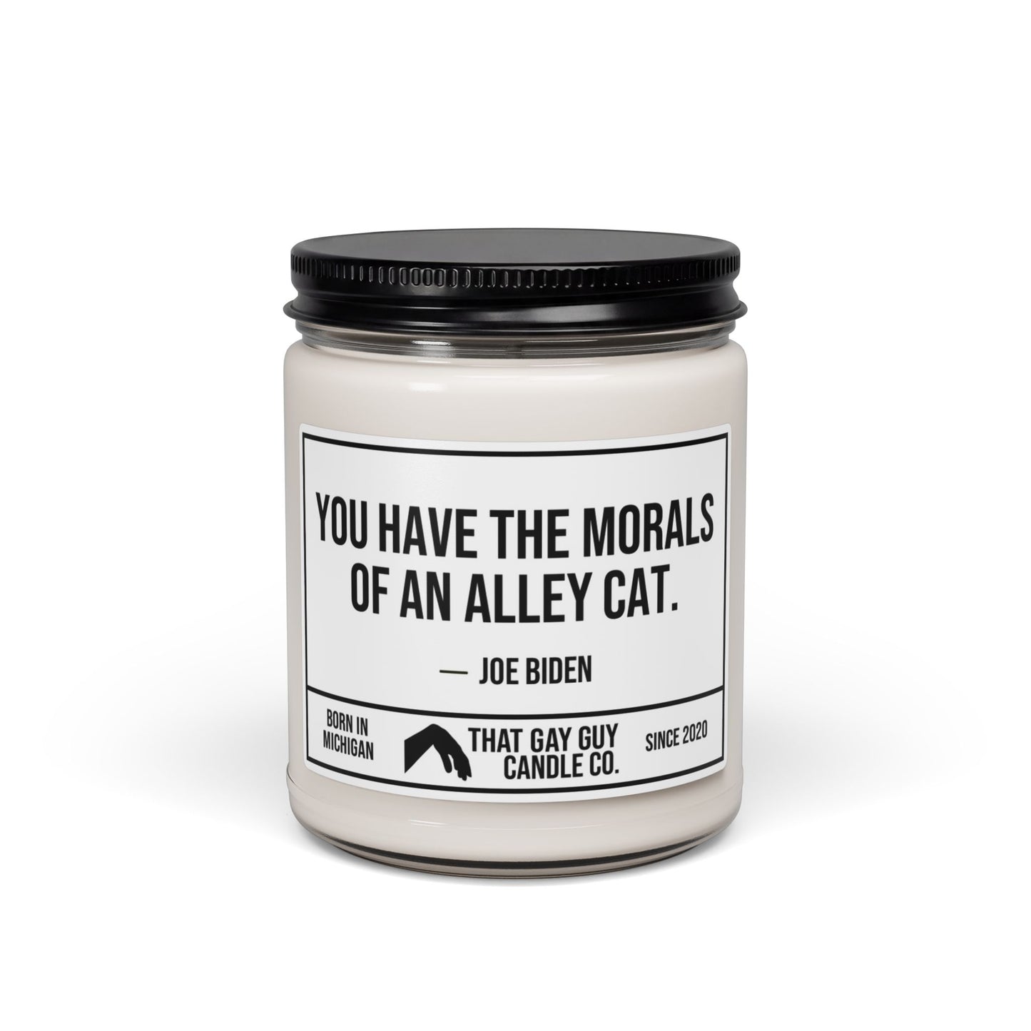 YOU HAVE THE MORALS OF AN ALLEY CAT