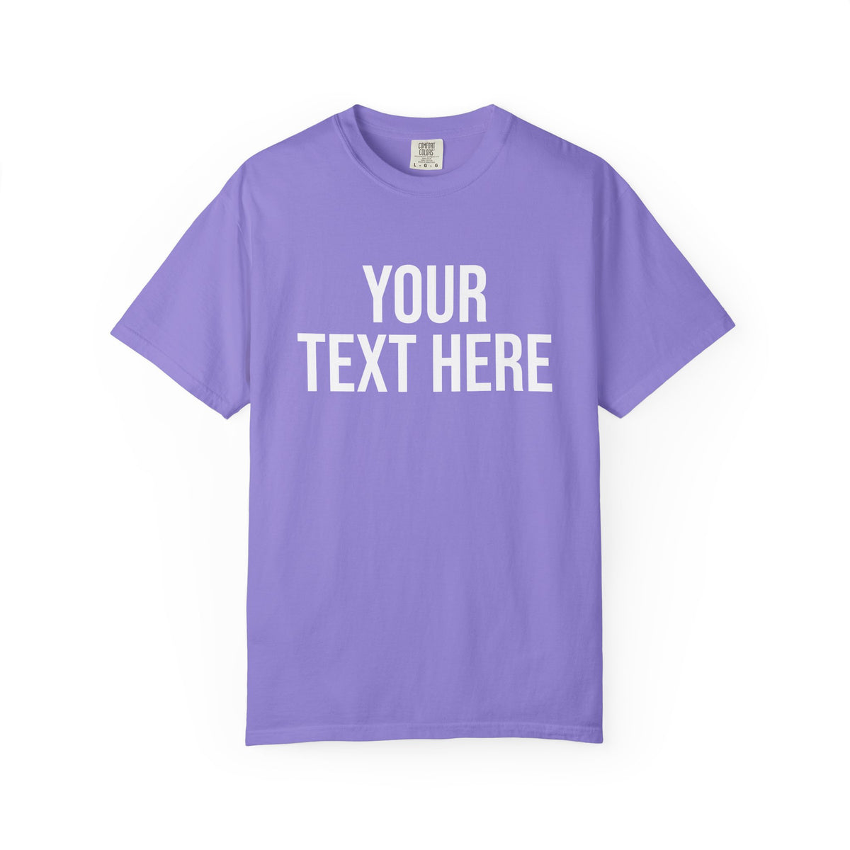PERSONALIZED TEXT ALL-GENDER TEE