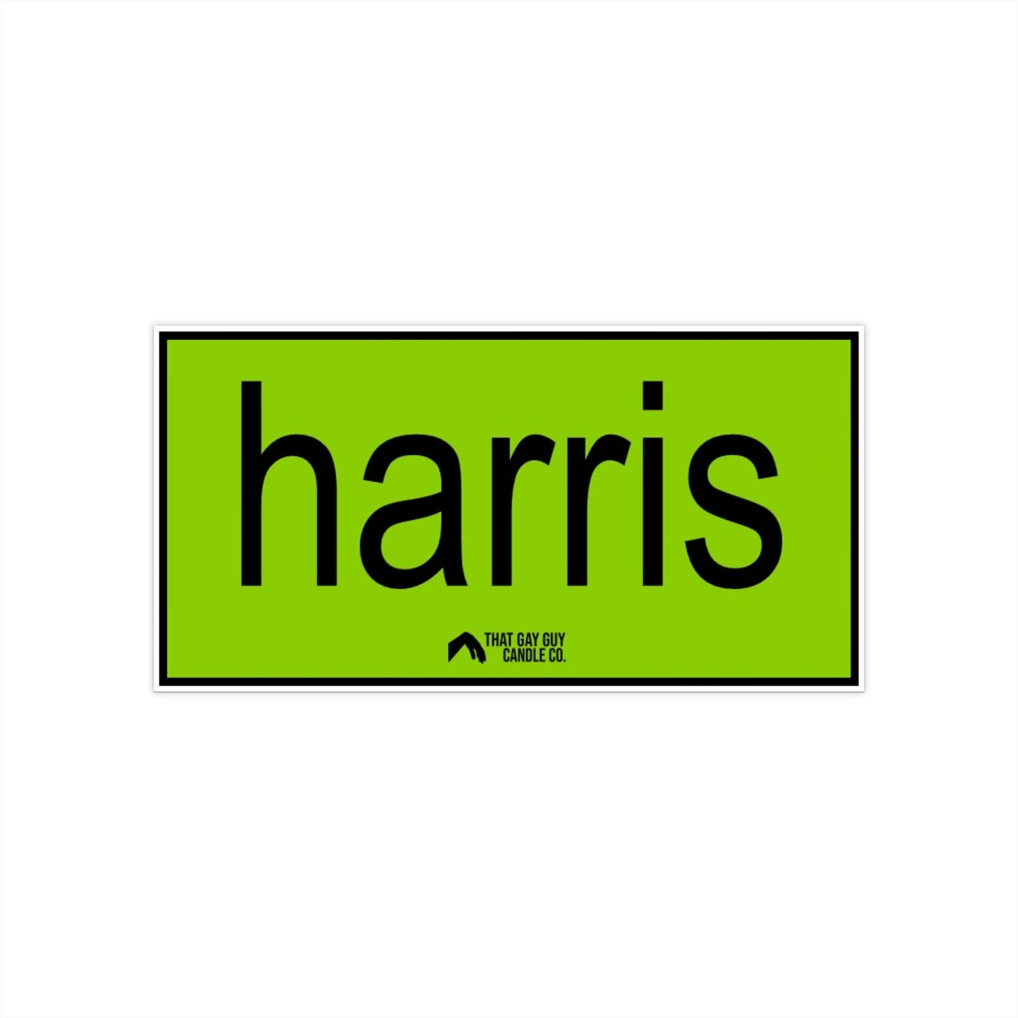 HARRIS BRAT BUMPER STICKER