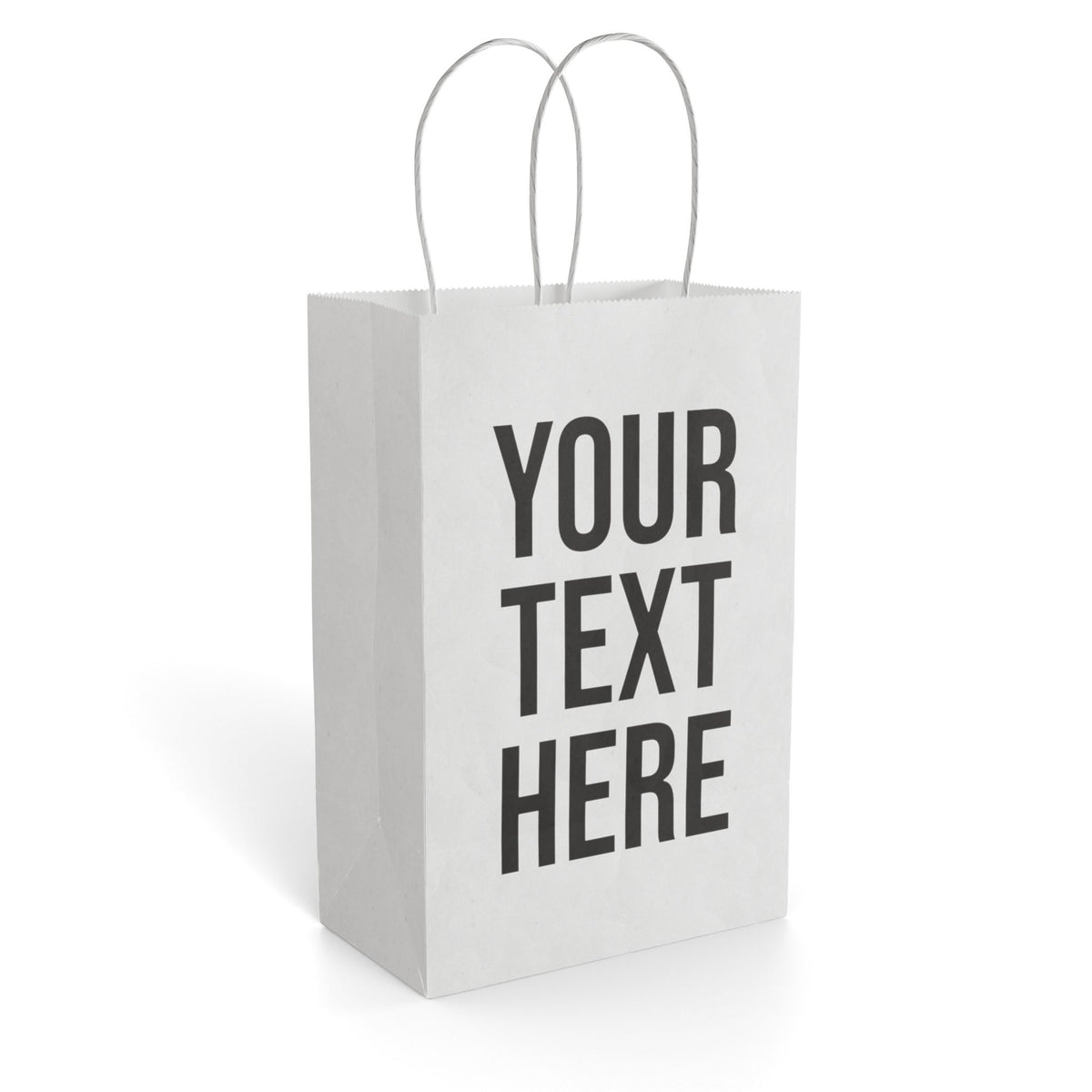 PERSONALIZED TEXT GIFT BAG