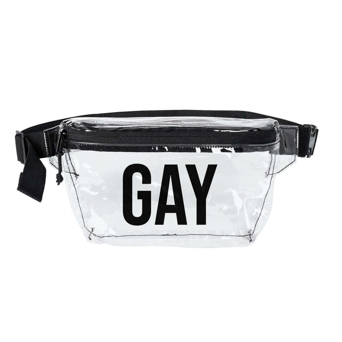 GAY TRANSPARENT FANNY PACK