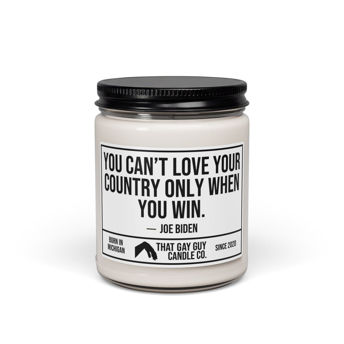 YOU CAN'T LOVE YOUR COUNTRY ONLY WHEN YOU WIN