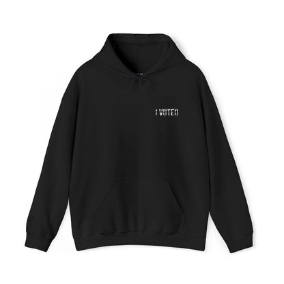 I VOTED ALL-GENDER EMBROIDERED HOODIE