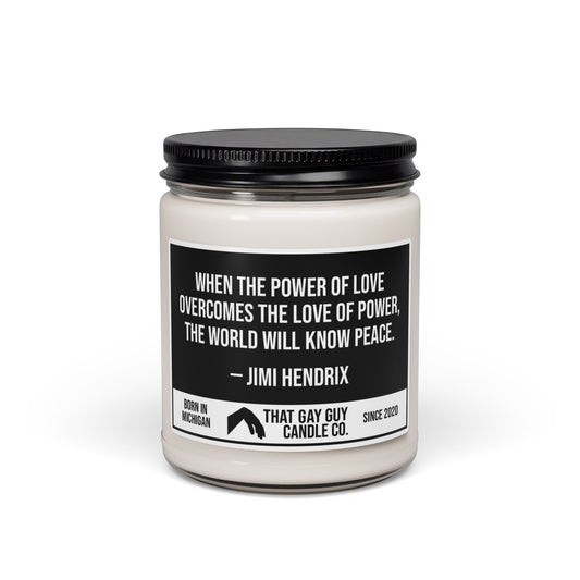 WHEN THE POWER OF LOVE OVERCOMES THE LOVE OF POWER
