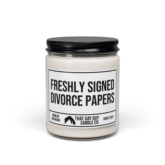 FRESHLY SIGNED DIVORCE PAPERS