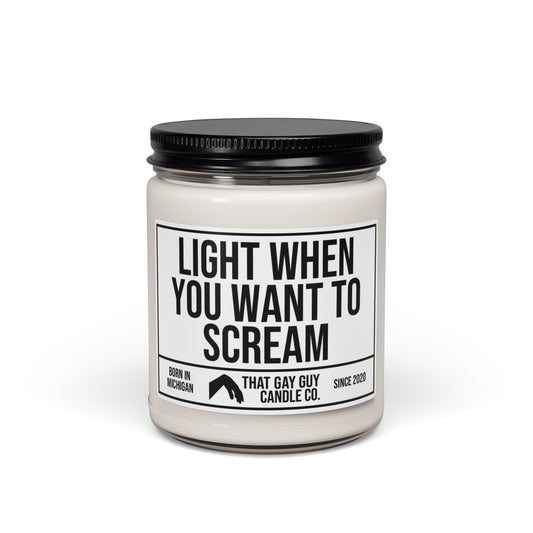 LIGHT WHEN YOU WANT TO SCREAM