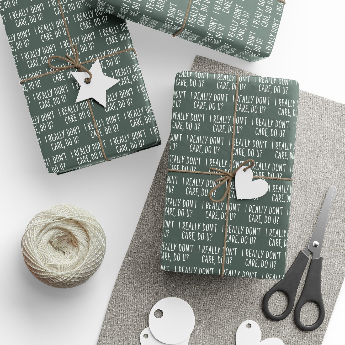 I REALLY DON'T CARE DO YOU WRAPPING PAPER