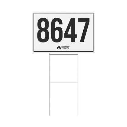 8647 YARD SIGN