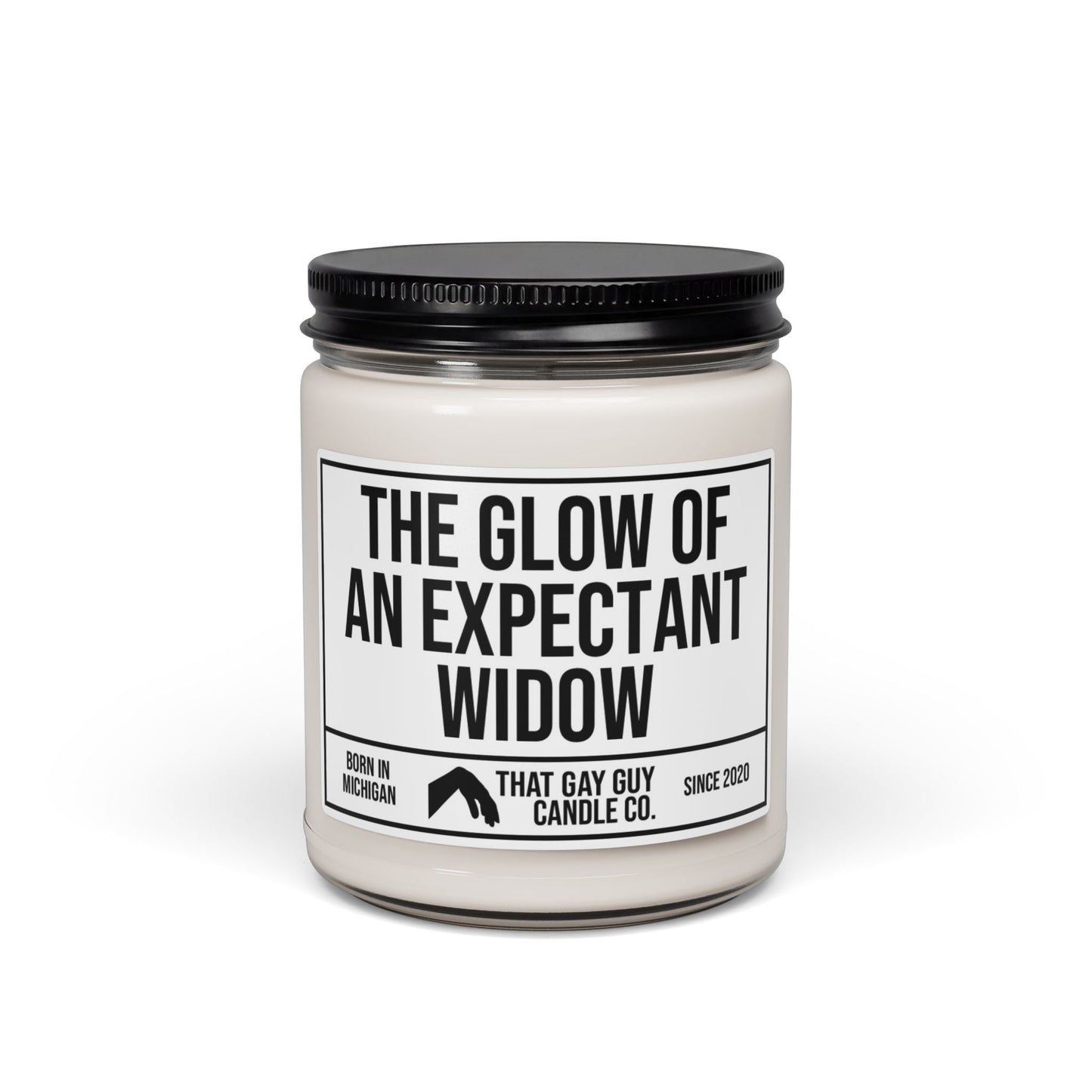 THE GLOW OF AN EXPECTANT WIDOW