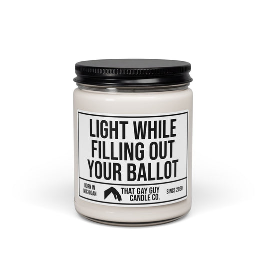 LIGHT WHILE FILLING OUT YOUR BALLOT
