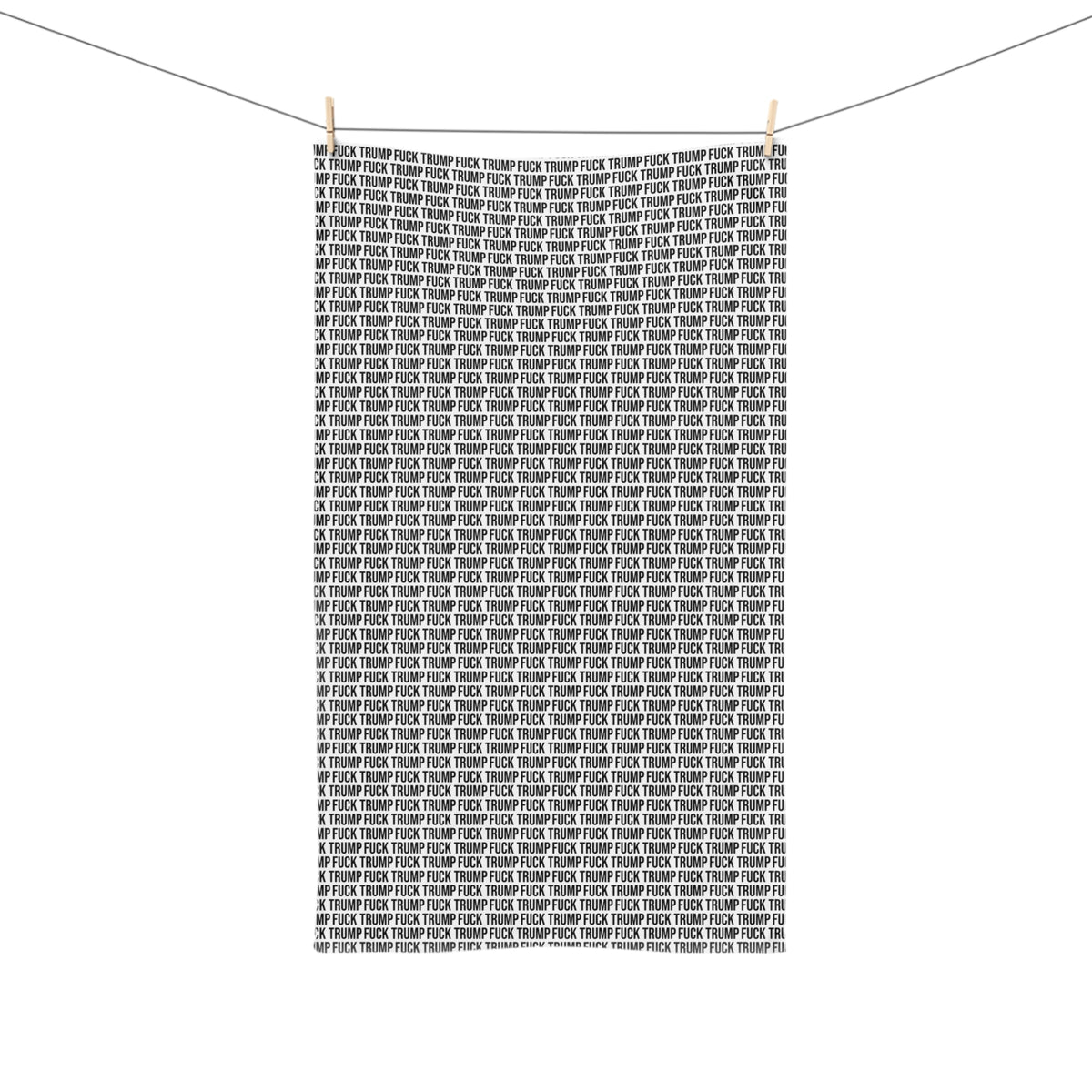 FUCK TRUMP HAND TOWEL