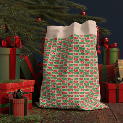 FUCK TRUMP GIFT SACK RED AND GREEN