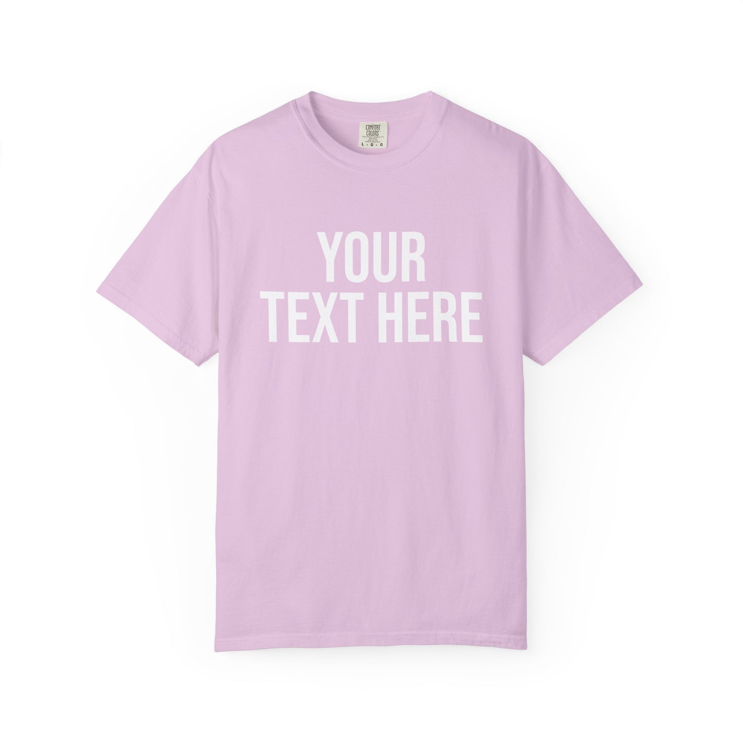 PERSONALIZED TEXT ALL-GENDER TEE