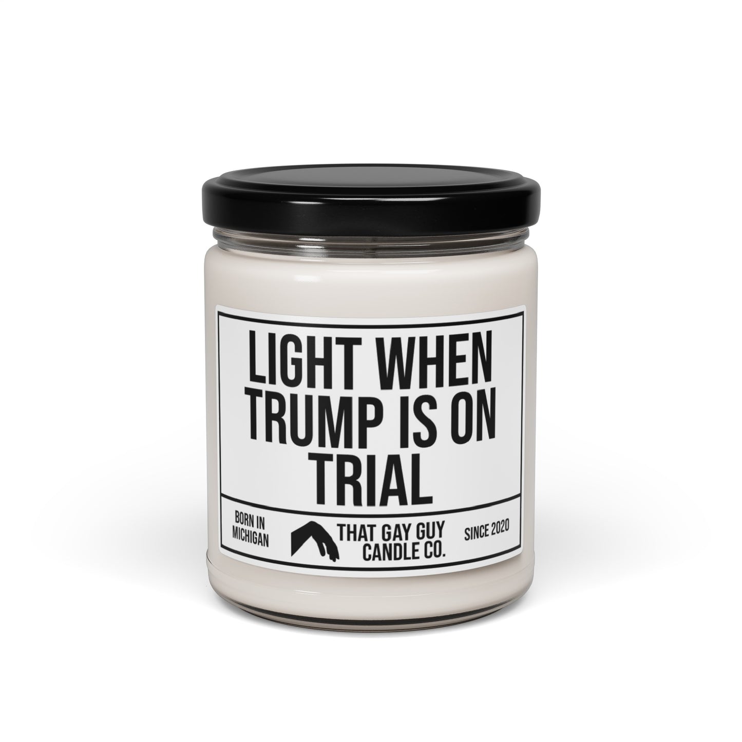 LIGHT WHEN TRUMP IS ON TRIAL