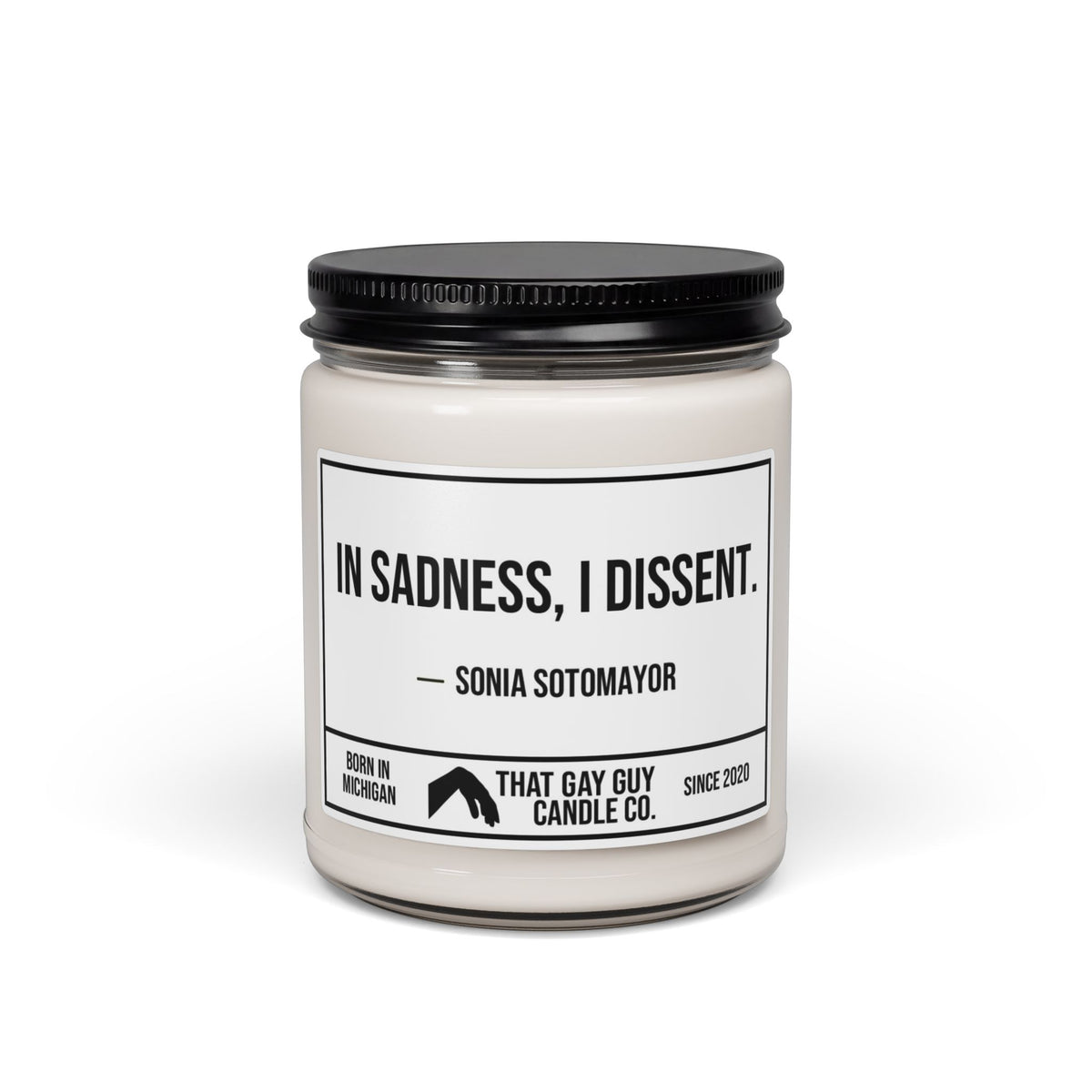 IN SADNESS I DISSENT