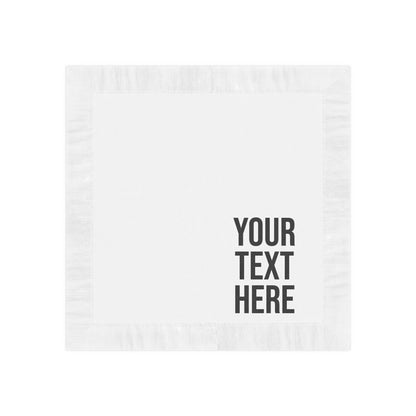 PERSONALIZED TEXT NAPKINS