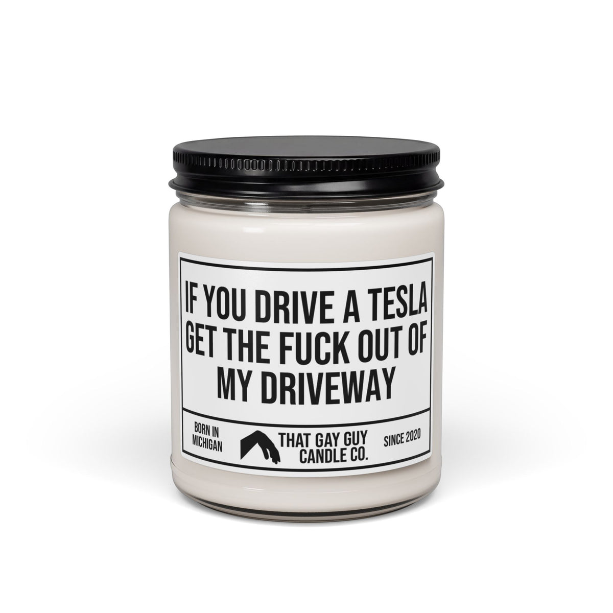 IF YOU DRIVE A TESLA GET THE FUCK OUT OF MY DRIVEWAY