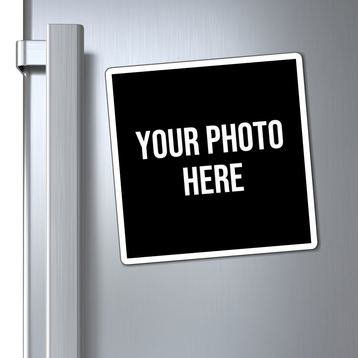 PERSONALIZED PHOTO SQUARE VINYL MAGNET