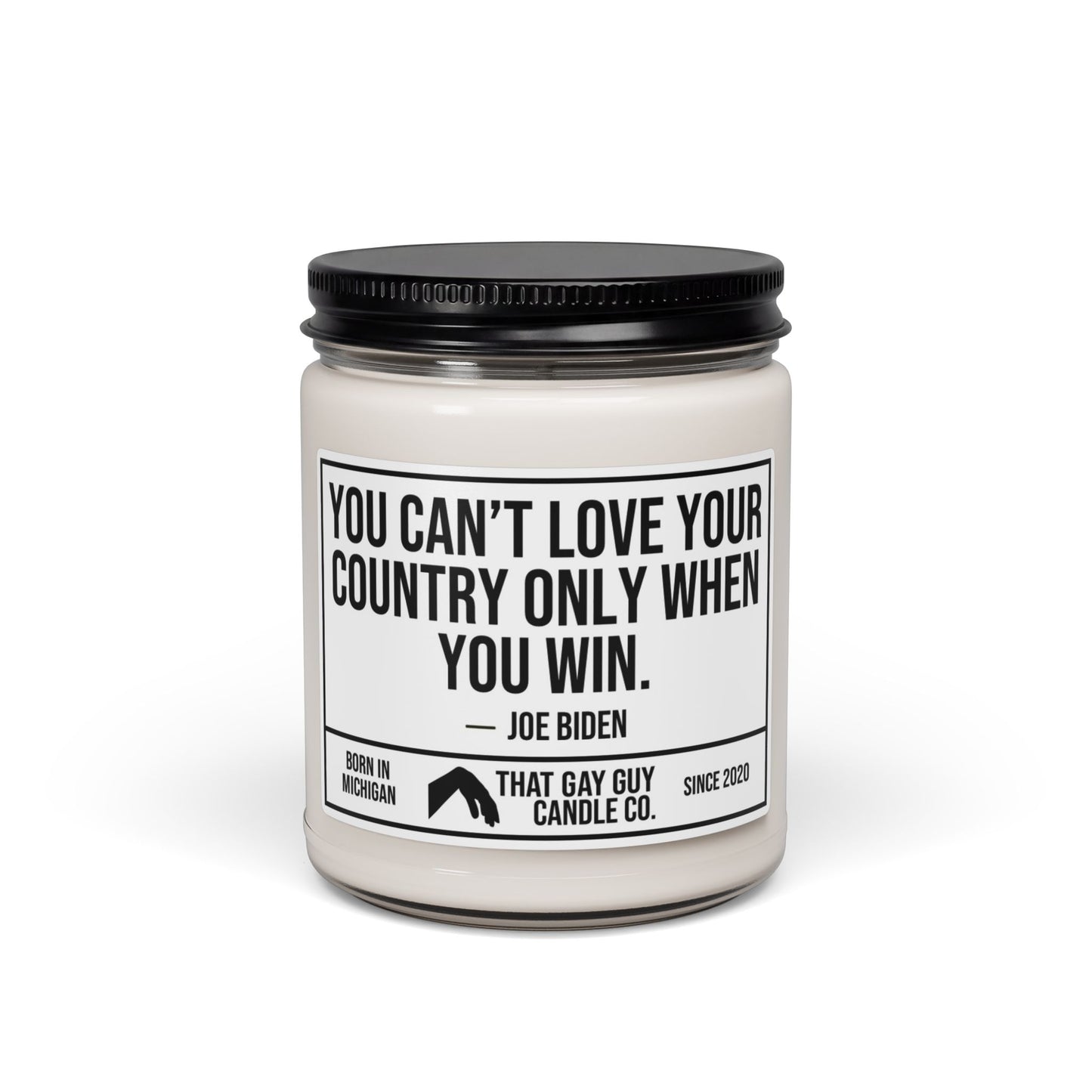 YOU CAN'T LOVE YOUR COUNTRY ONLY WHEN YOU WIN