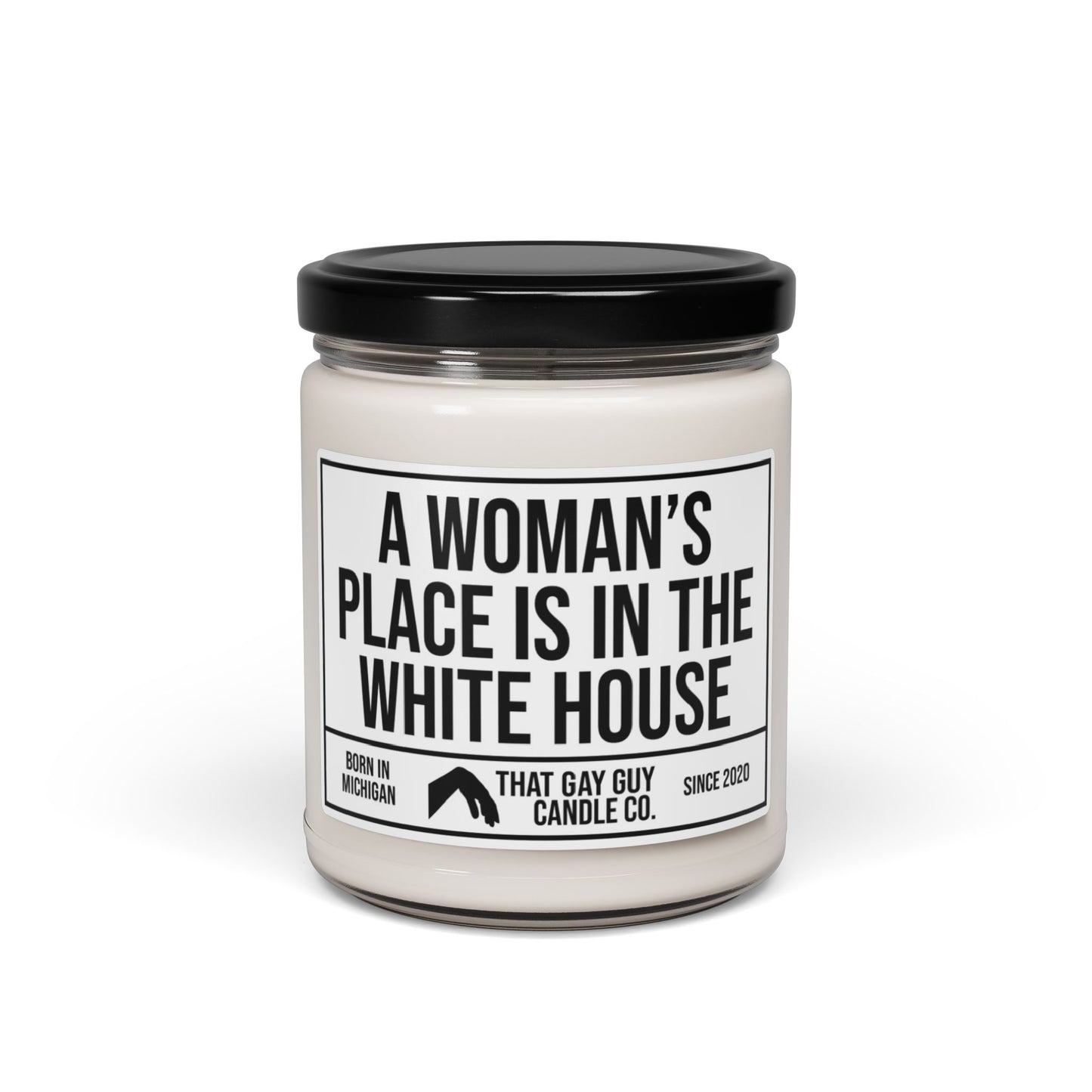 A WOMAN'S PLACE IS IN THE WHITE HOUSE