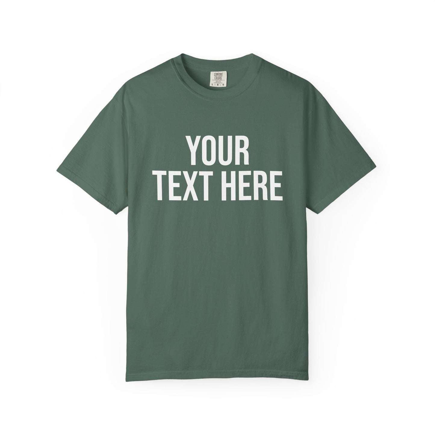 PERSONALIZED TEXT ALL-GENDER TEE