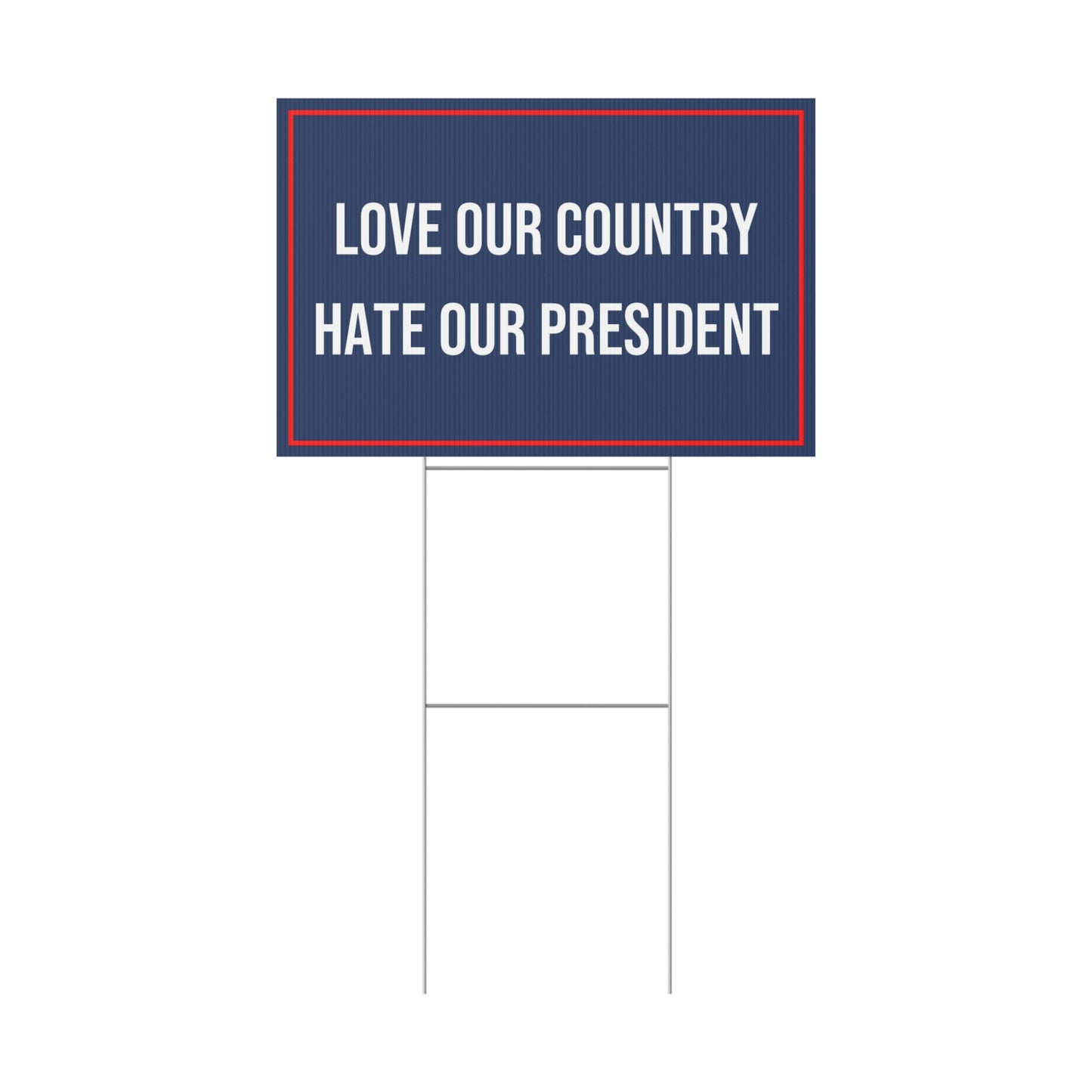 LOVE OUR COUNTRY YARD SIGN
