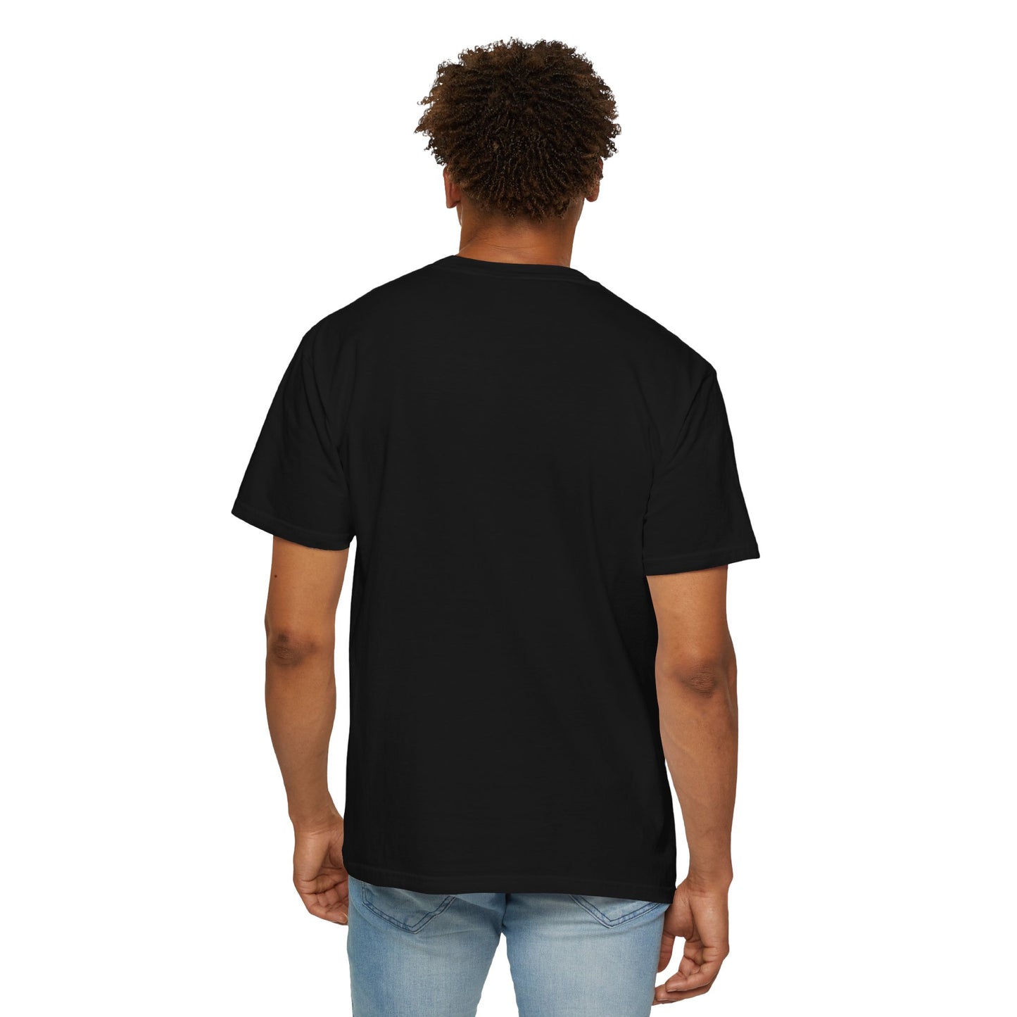 EXHAUSTED AMERICAN ALL-GENDER TEE