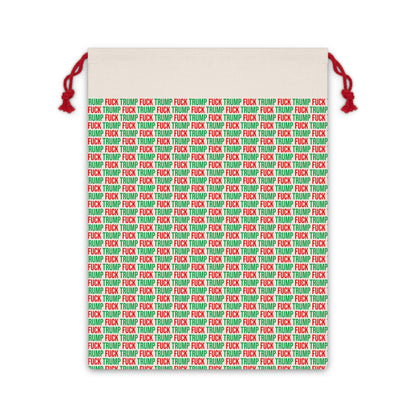 FUCK TRUMP GIFT SACK RED AND GREEN