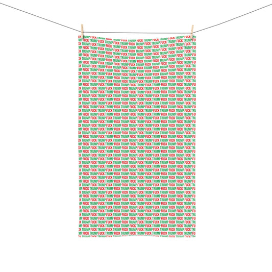 FUCK TRUMP HAND TOWEL RED + GREEN
