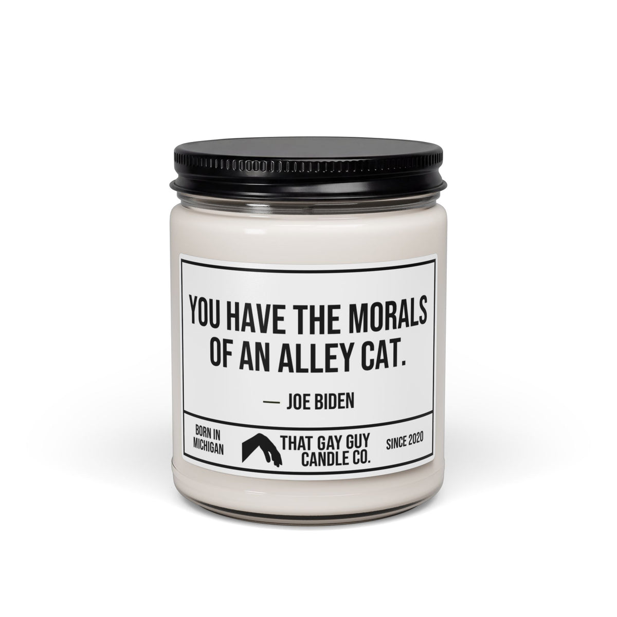 YOU HAVE THE MORALS OF AN ALLEY CAT