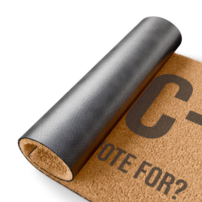 WHO DID YOU VOTE FOR DOORMAT